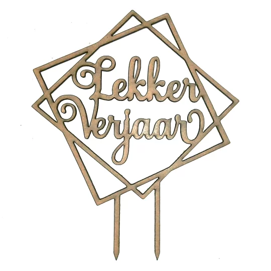 Lekker Verjaar Fancy in Squares
