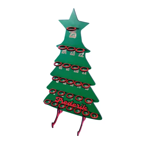 Christmas Tree Advent Calendar: 35cm | 25 Days of Surprises | Versatile Slots for Countdown to Xmas