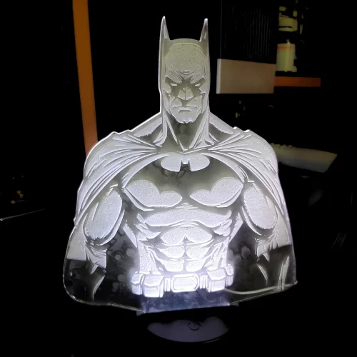 RGB LED Batman Figure Lamp Decoration with Remote