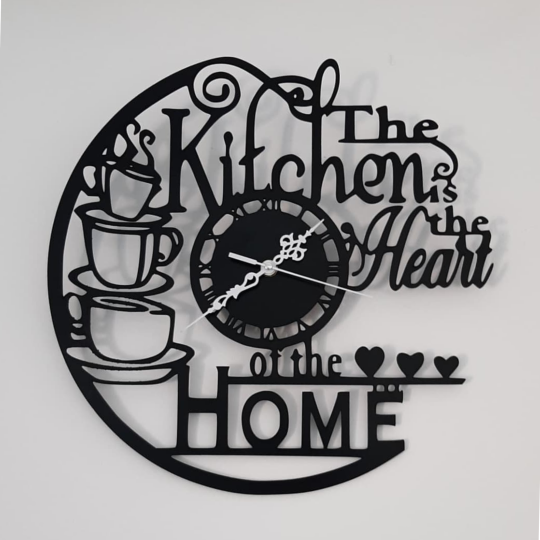 Kitchen Wall Clock – “The Kitchen is the Heart of the Home”